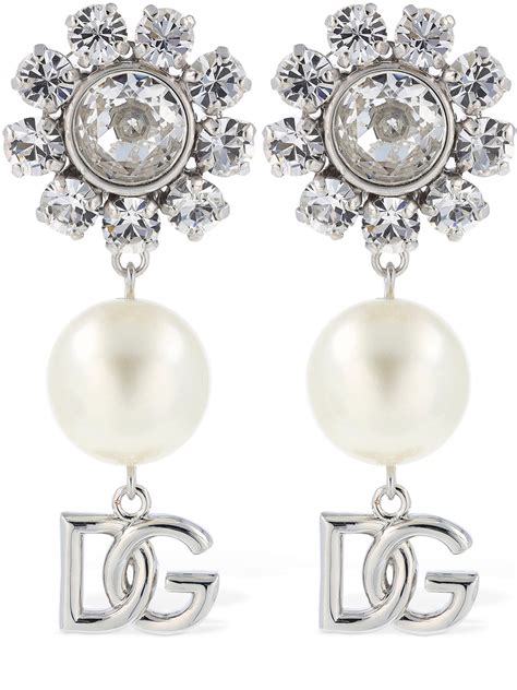 dolce and gabbana silver earrings|dolce and gabbana earrings sale.